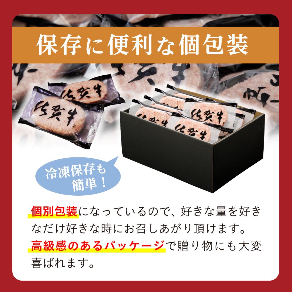 佐賀牛ハンバーグ 100g×9個入り