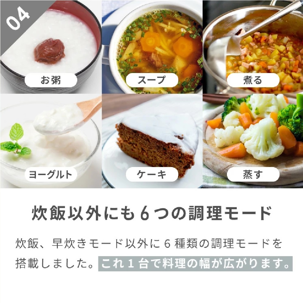 simplus マイコン式 4合炊き炊飯器（フォレストグリーン）