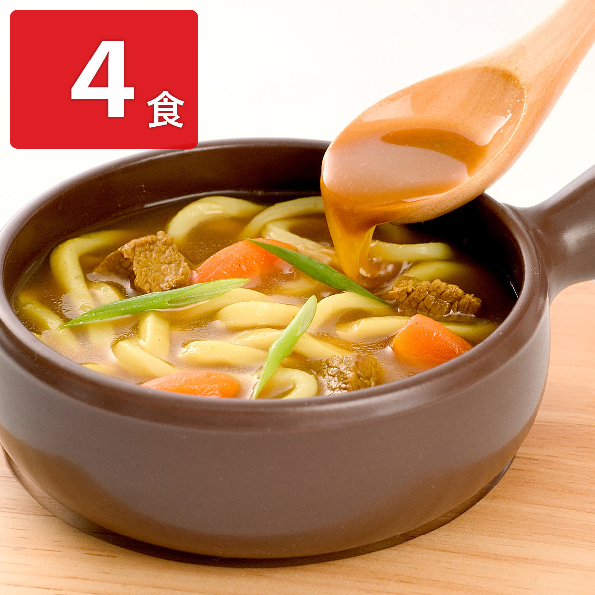 瀬戸内讃岐カレーうどん 〔めん180g×4、添付調味料17g×4〕 