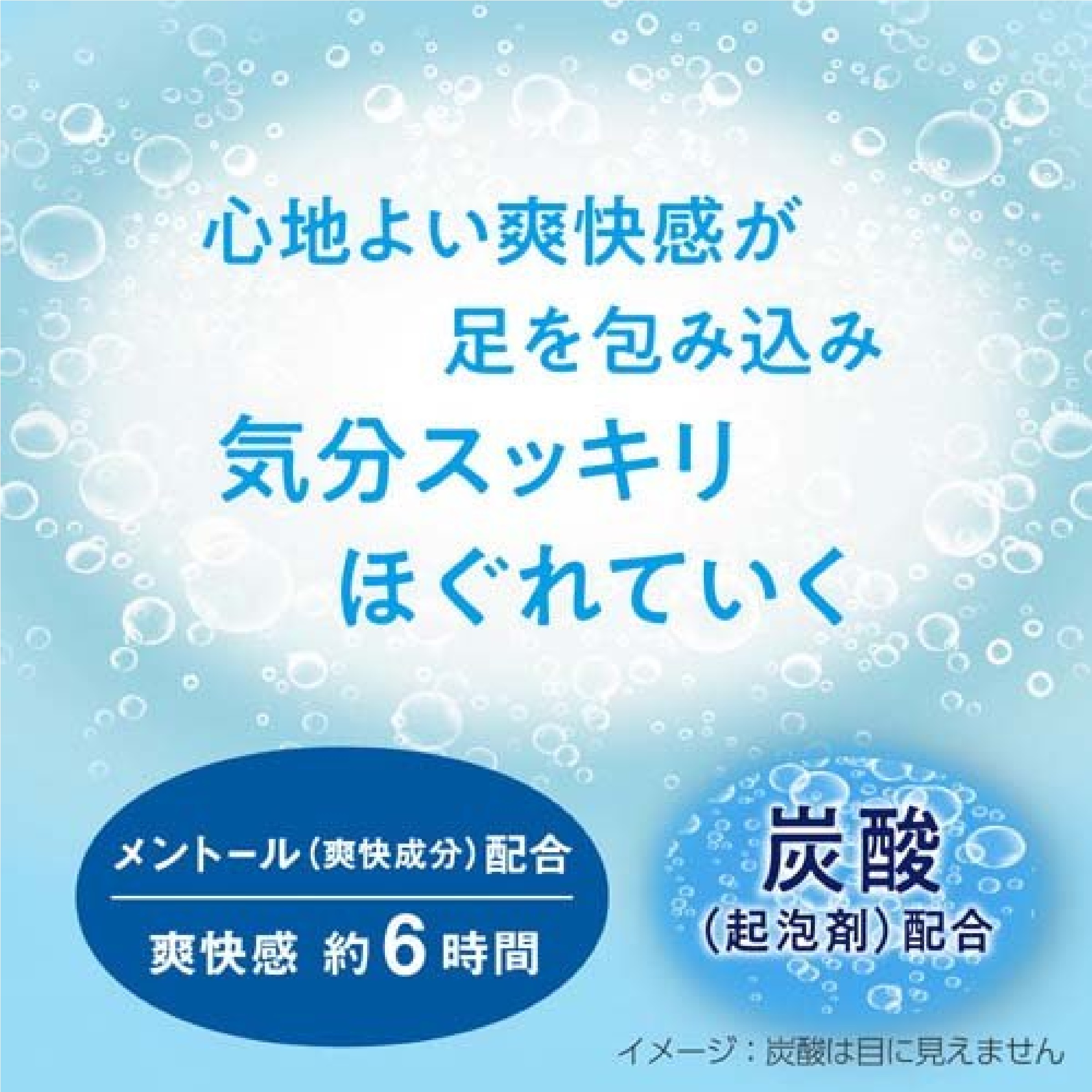 めぐりズム 貼る炭酸ジェルパック FOOT(6枚入*3箱セット)