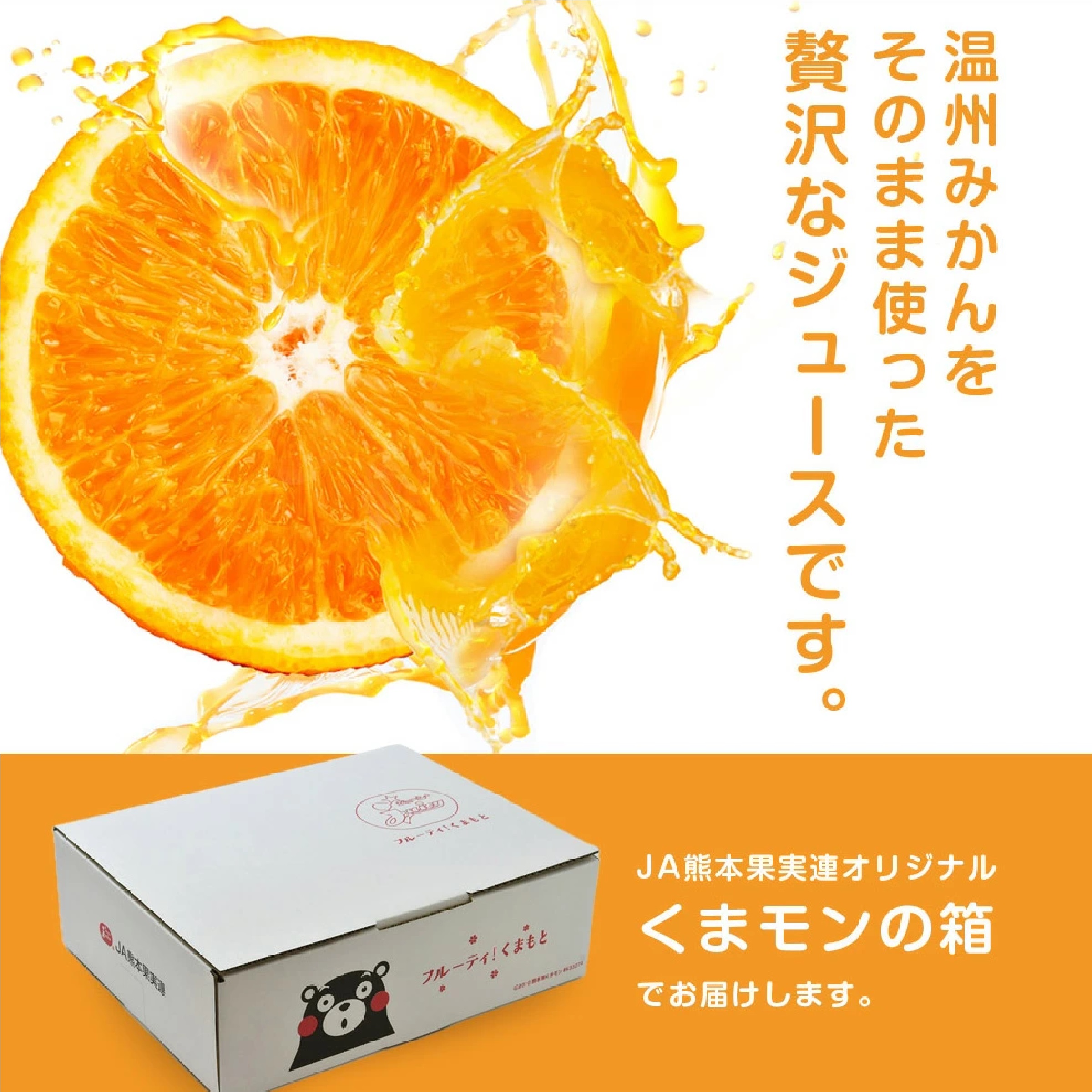 ジューシー 熊本みかんストレート100％【200ml×24本入】