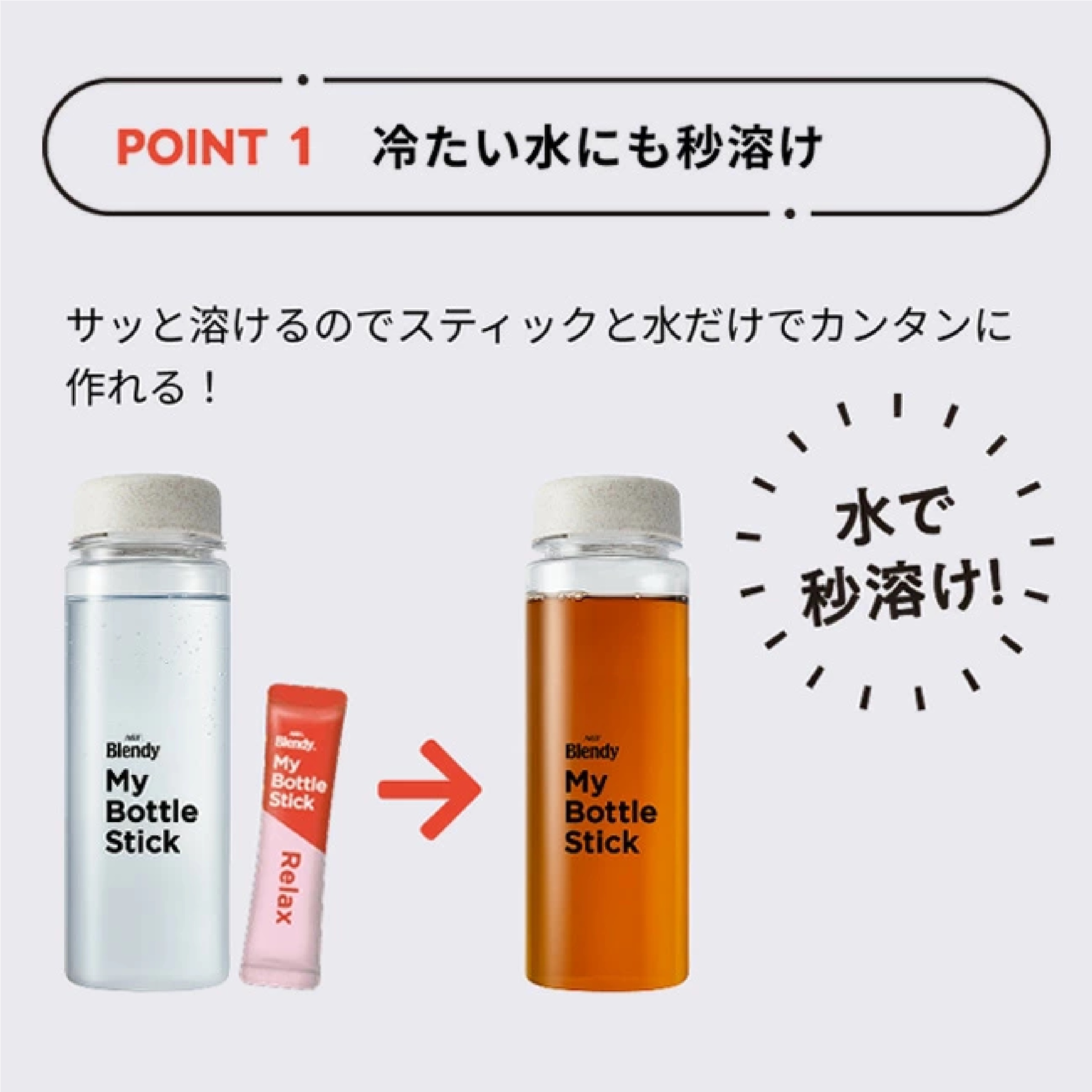 「ブレンディ?」 マイボトルスティック 7種アソート+マイボトルセット