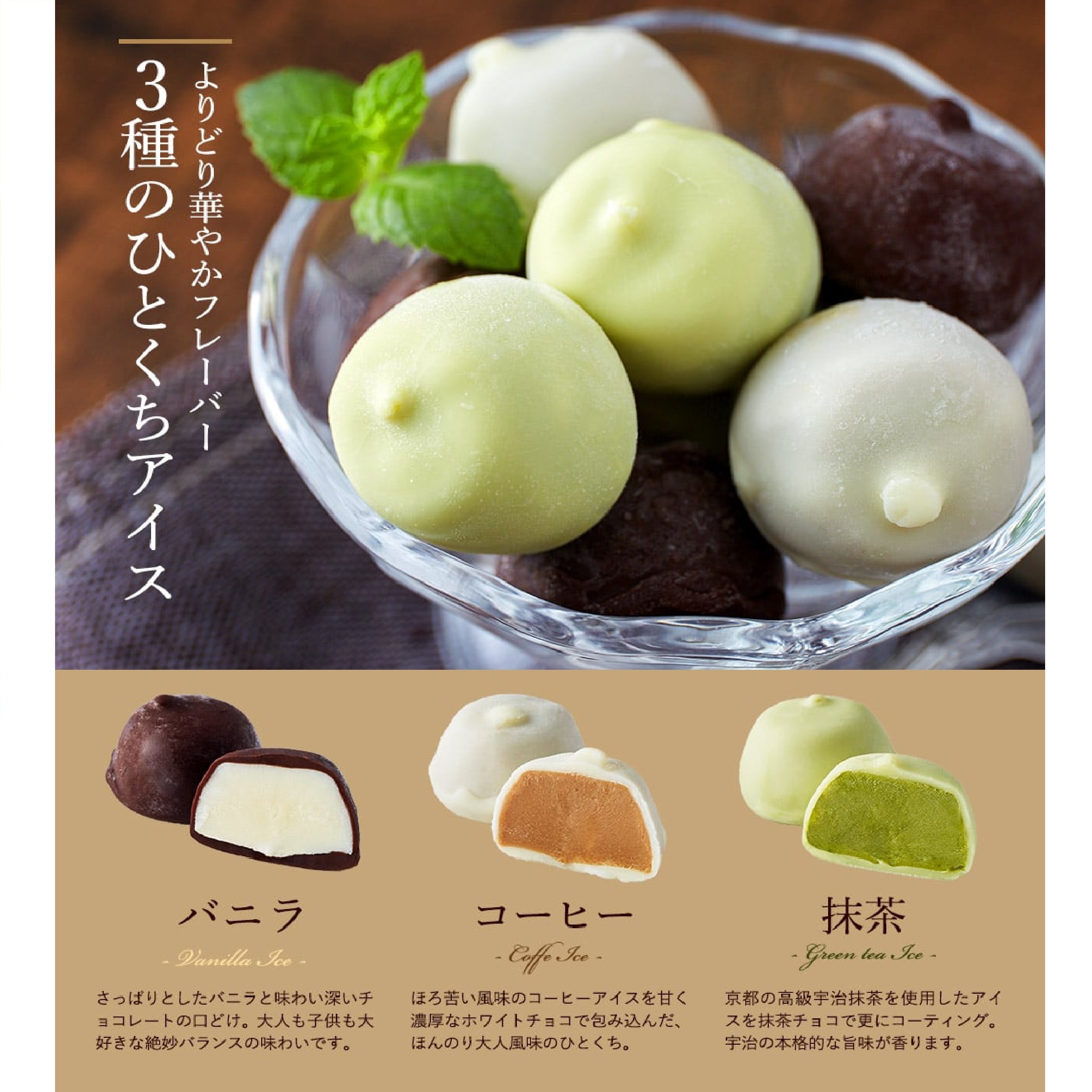 ひとくちアイスセット(33粒)