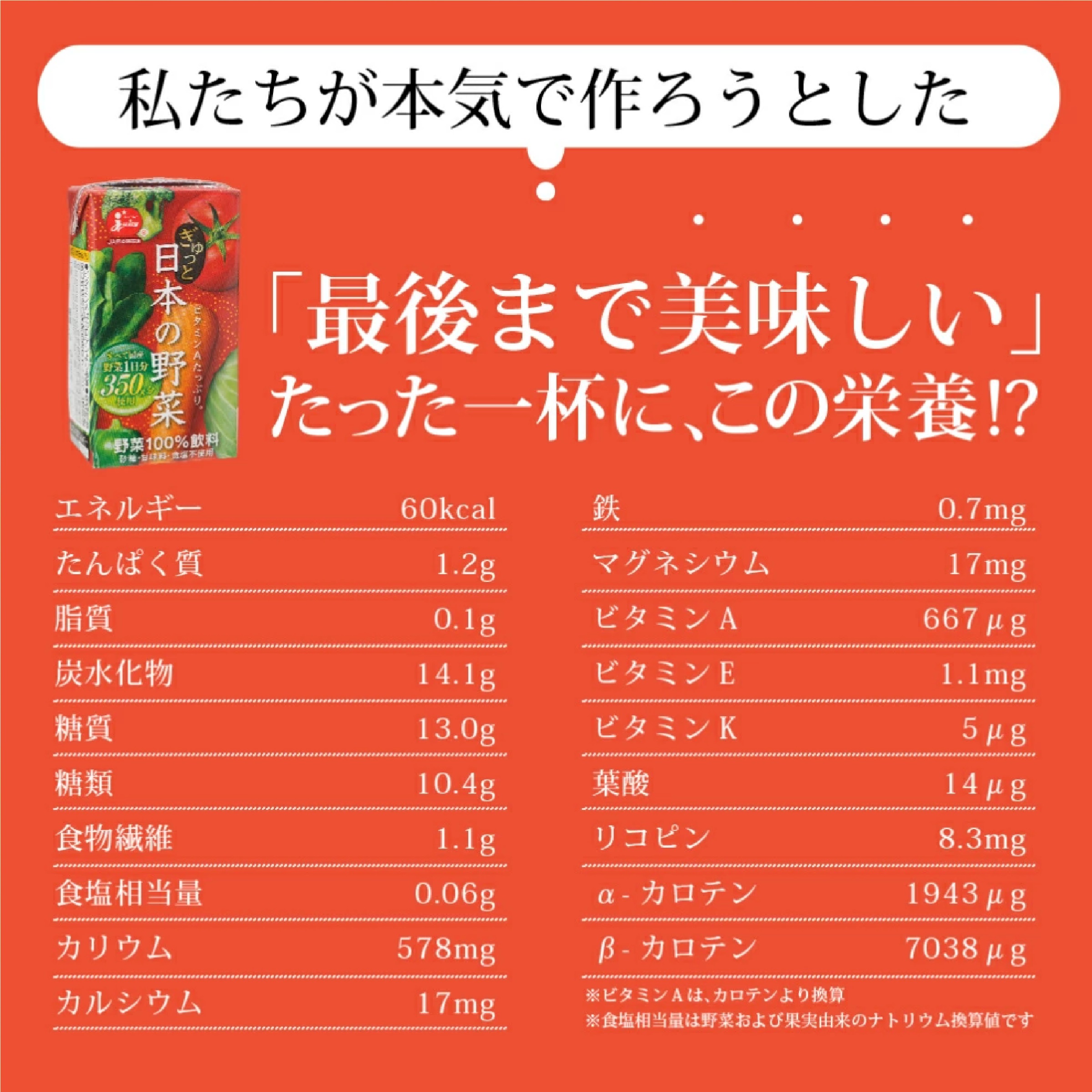 野菜ジュース 100％ ジューシー ぎゅっと日本の野菜 【125ml紙×24本入】