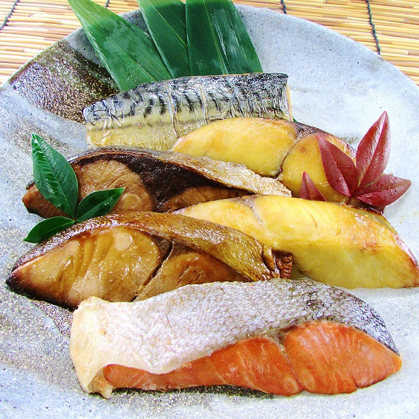 レンジで簡単 焼魚（さわら西京焼、銀ひらす西京焼、銀ひらす照焼、紅鮭塩焼、さば塩焼）